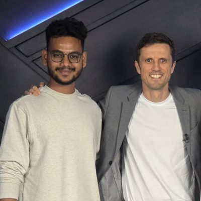 Rodrigo With Dhiraj Jaiswal